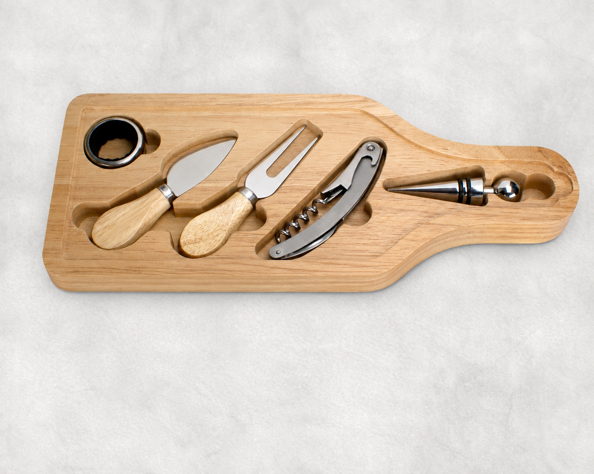 Graceful OES Wine & Cheese Cutting Board Set