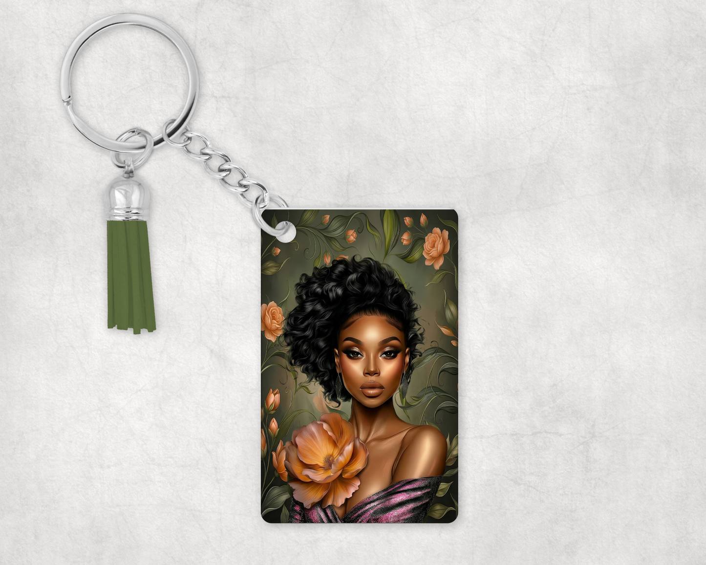 Floral Passion Keychain