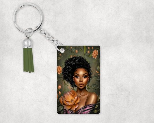Floral Passion Keychain