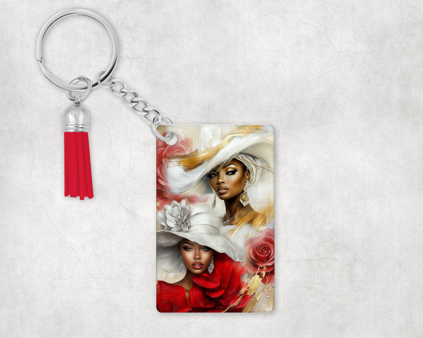 Lovely Hat Ladies Keychain