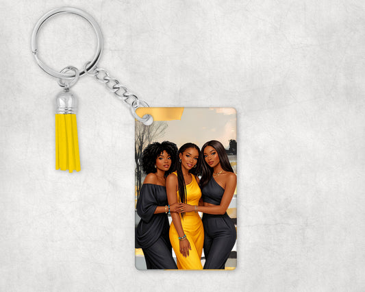 Sisters Together Keychain