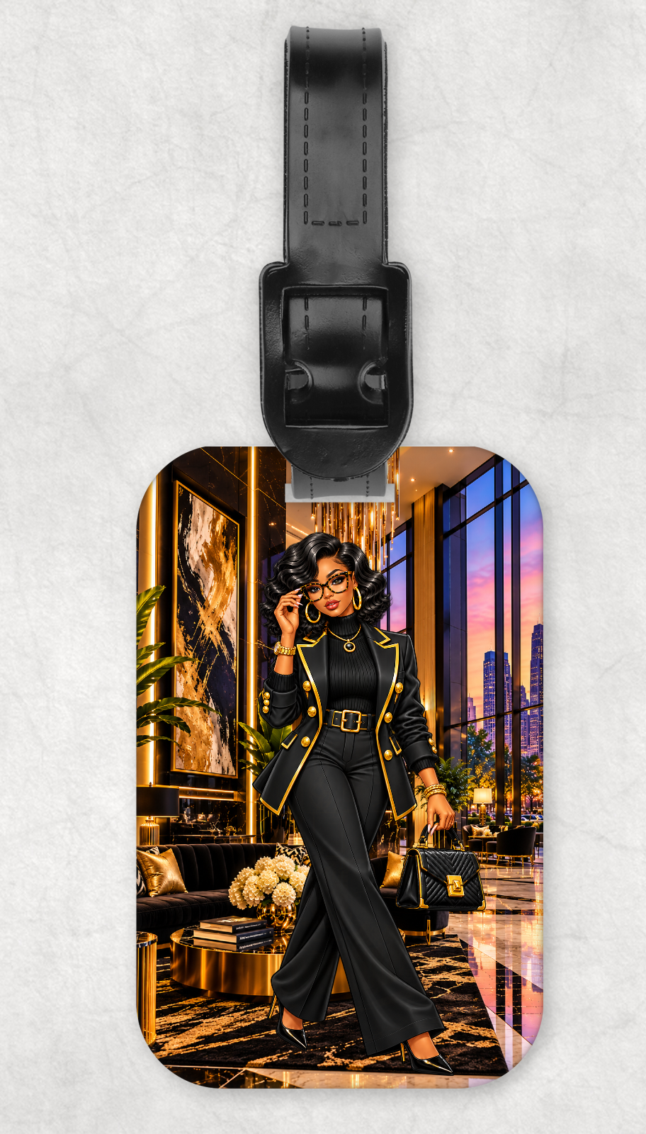 Evening Stroll Luggage Tag