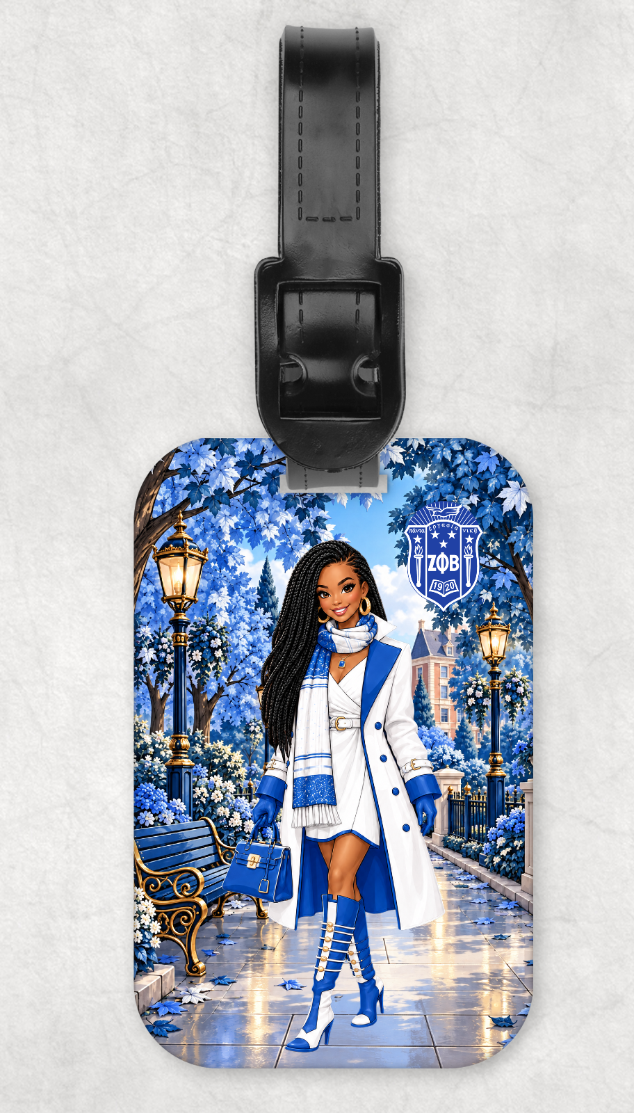 Zeta Girl Luggage Tag