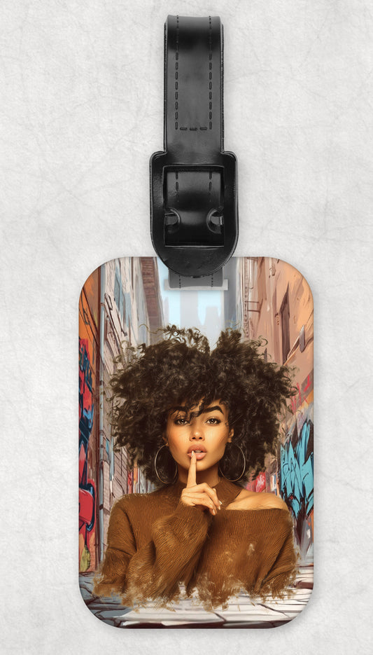 Whisper Luggage Tag