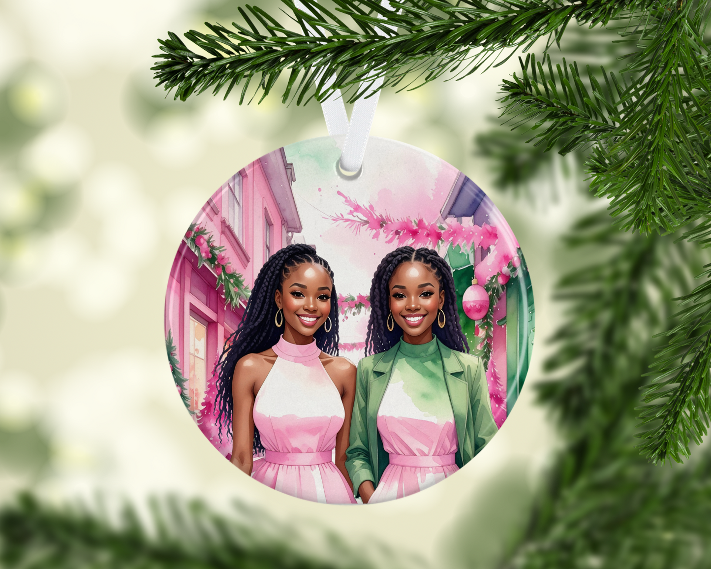 Sisters Together Sisterhood Ornament
