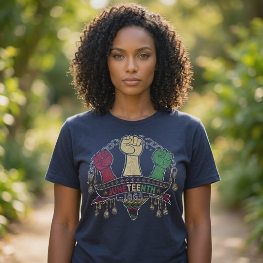 Juneteenth 1865 Rhinestone T-Shirt