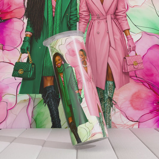 Sisterhood Friends Skinny Tumbler
