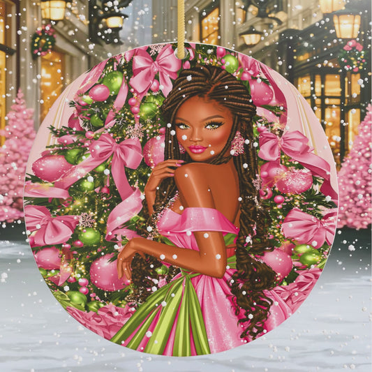 Cheers To Sisterhood Porcelain Ornament