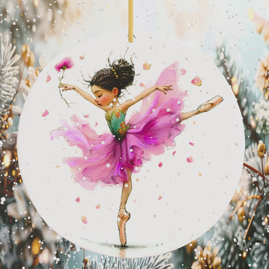 On My Toes Ballerina Ornament