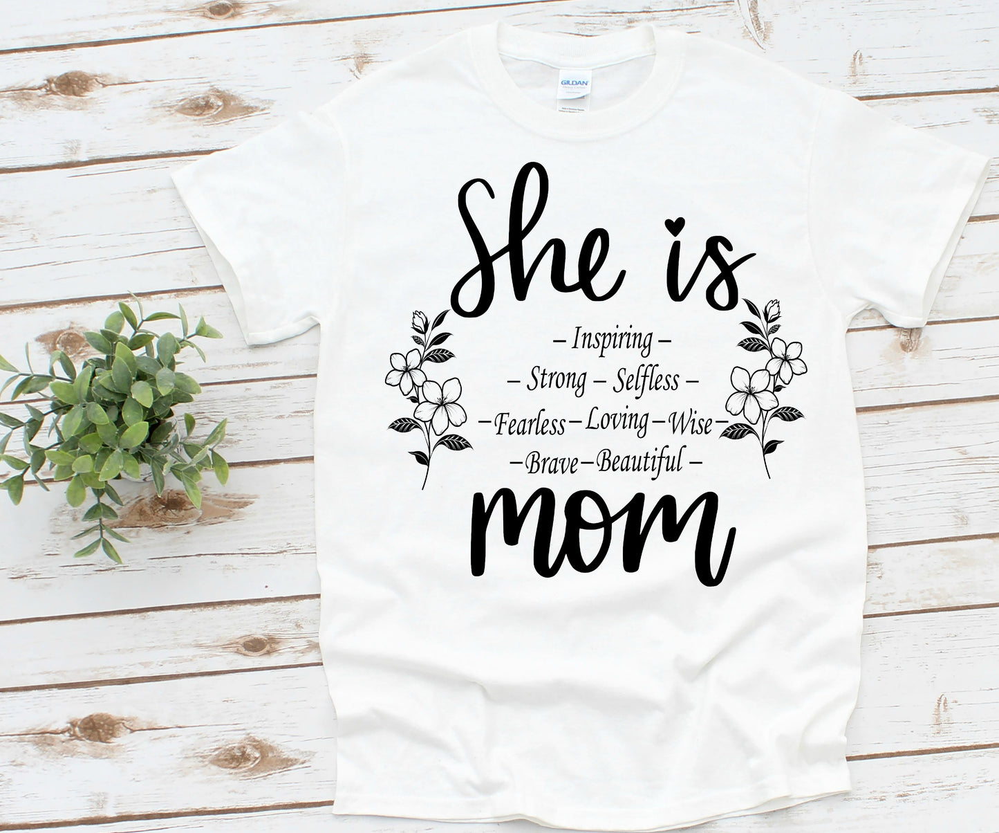 She Is Mom T-Shirt