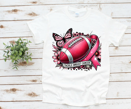 Tackle Breast Cancer T-Shirt