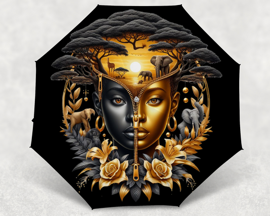 African Woman Umbrella